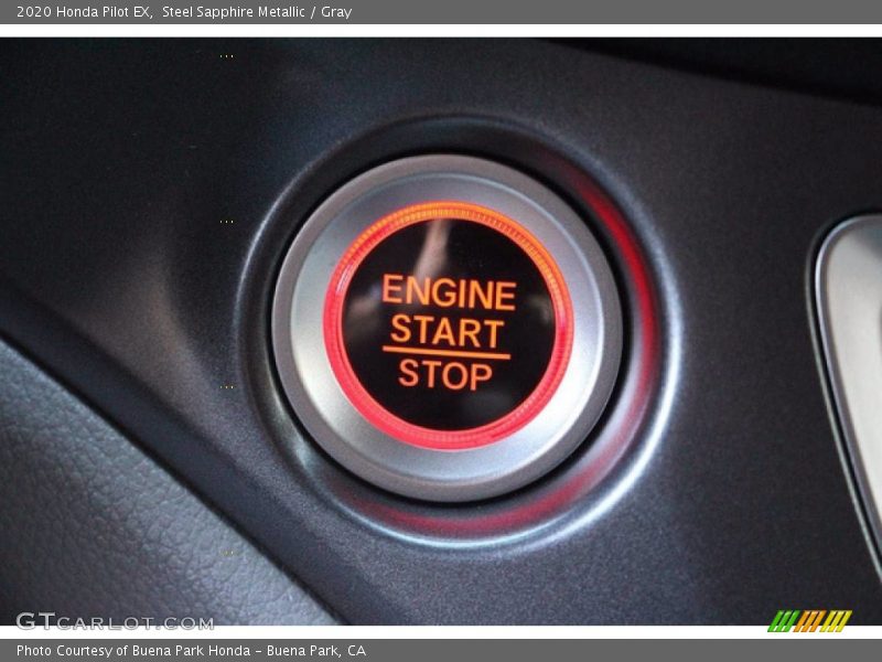 Steel Sapphire Metallic / Gray 2020 Honda Pilot EX