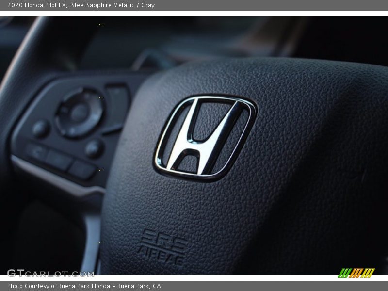 Steel Sapphire Metallic / Gray 2020 Honda Pilot EX