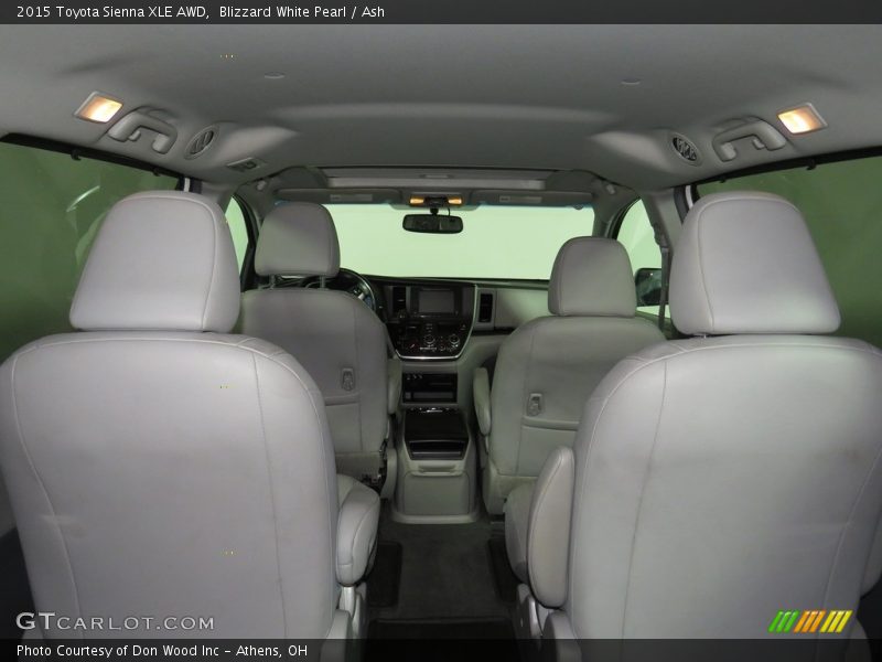 Blizzard White Pearl / Ash 2015 Toyota Sienna XLE AWD