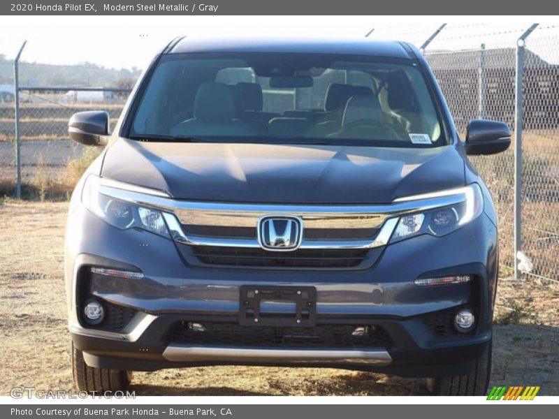 Modern Steel Metallic / Gray 2020 Honda Pilot EX