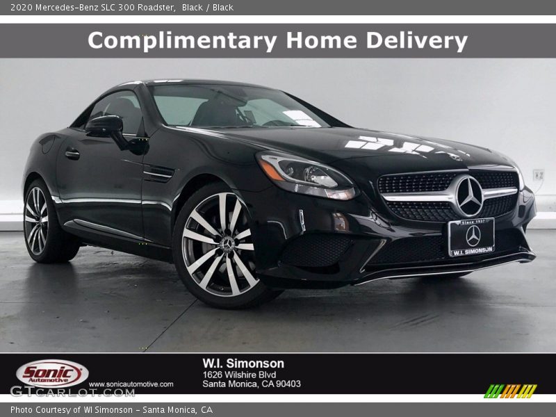 Black / Black 2020 Mercedes-Benz SLC 300 Roadster
