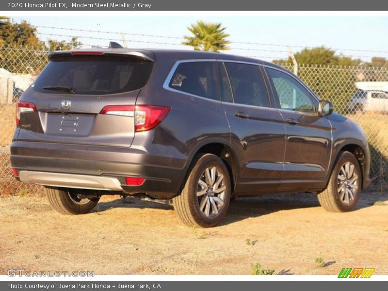 Modern Steel Metallic / Gray 2020 Honda Pilot EX