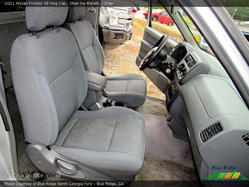 Silver Ice Metallic / Gray 2001 Nissan Frontier XE King Cab