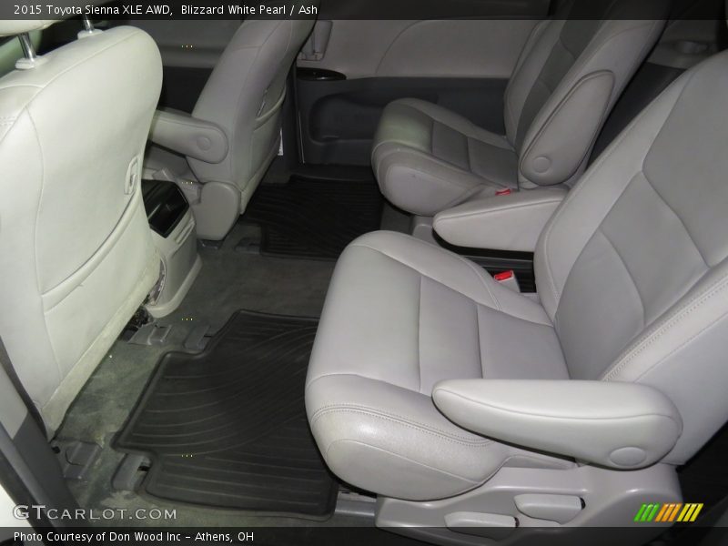 Blizzard White Pearl / Ash 2015 Toyota Sienna XLE AWD
