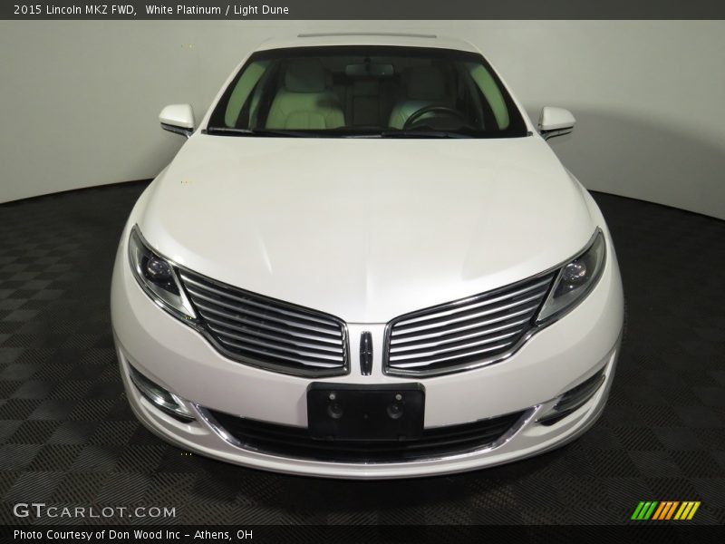 White Platinum / Light Dune 2015 Lincoln MKZ FWD