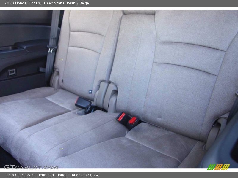 Deep Scarlet Pearl / Beige 2020 Honda Pilot EX