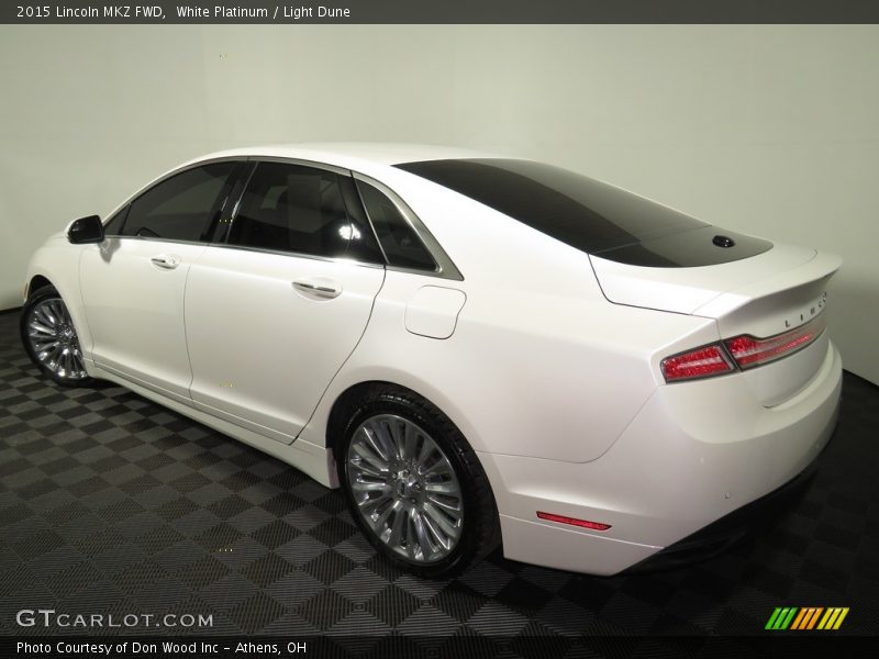 White Platinum / Light Dune 2015 Lincoln MKZ FWD