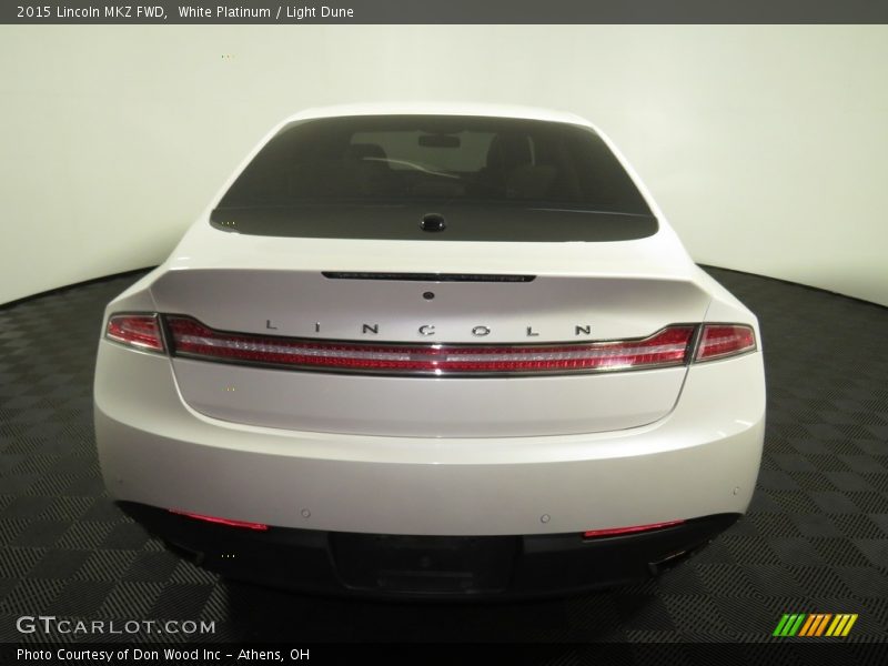 White Platinum / Light Dune 2015 Lincoln MKZ FWD