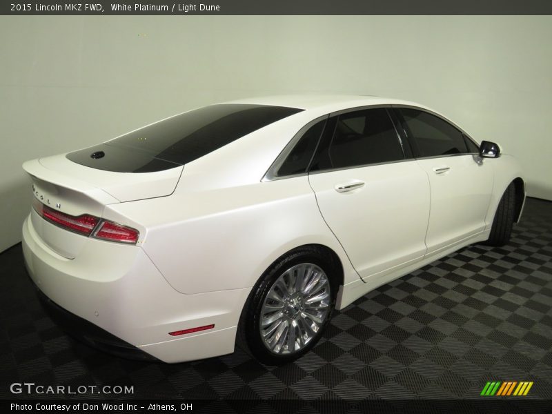 White Platinum / Light Dune 2015 Lincoln MKZ FWD