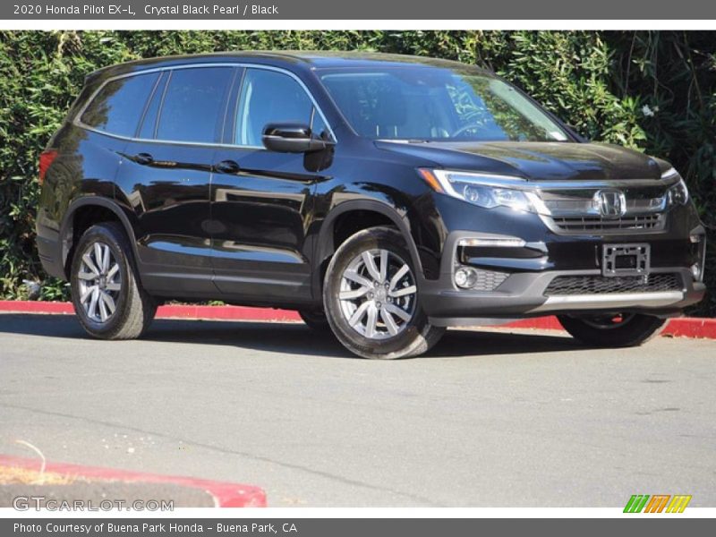 Crystal Black Pearl / Black 2020 Honda Pilot EX-L