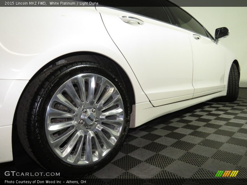 White Platinum / Light Dune 2015 Lincoln MKZ FWD