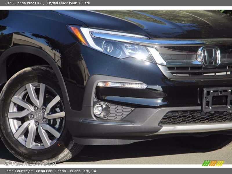 Crystal Black Pearl / Black 2020 Honda Pilot EX-L