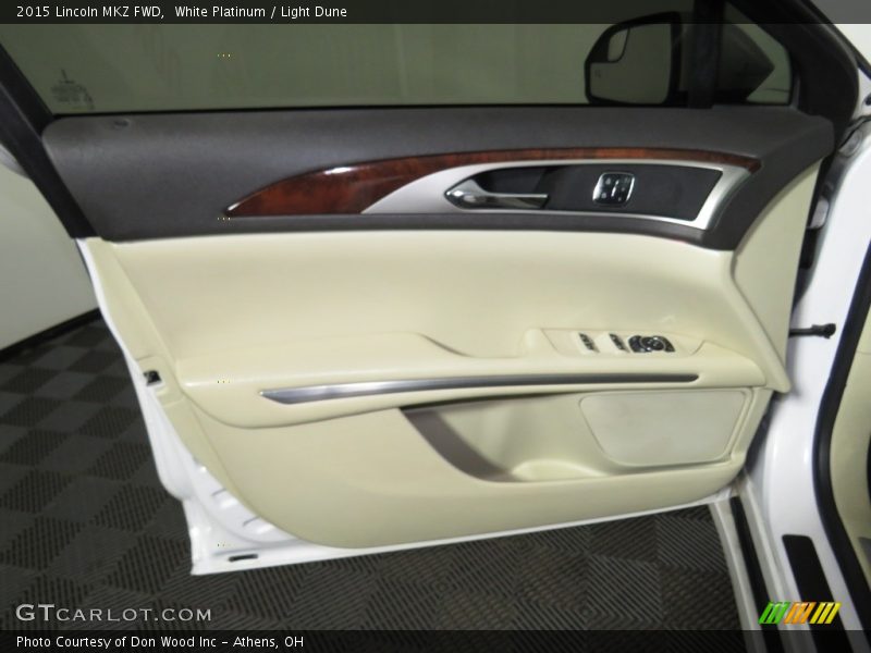 White Platinum / Light Dune 2015 Lincoln MKZ FWD