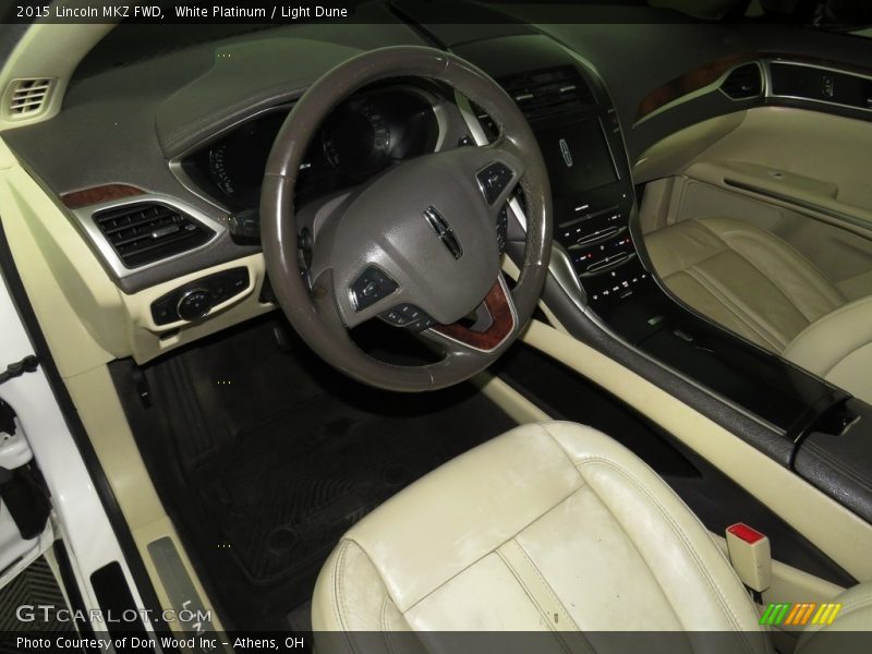 White Platinum / Light Dune 2015 Lincoln MKZ FWD