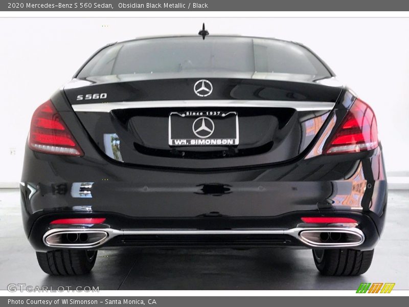 Obsidian Black Metallic / Black 2020 Mercedes-Benz S 560 Sedan