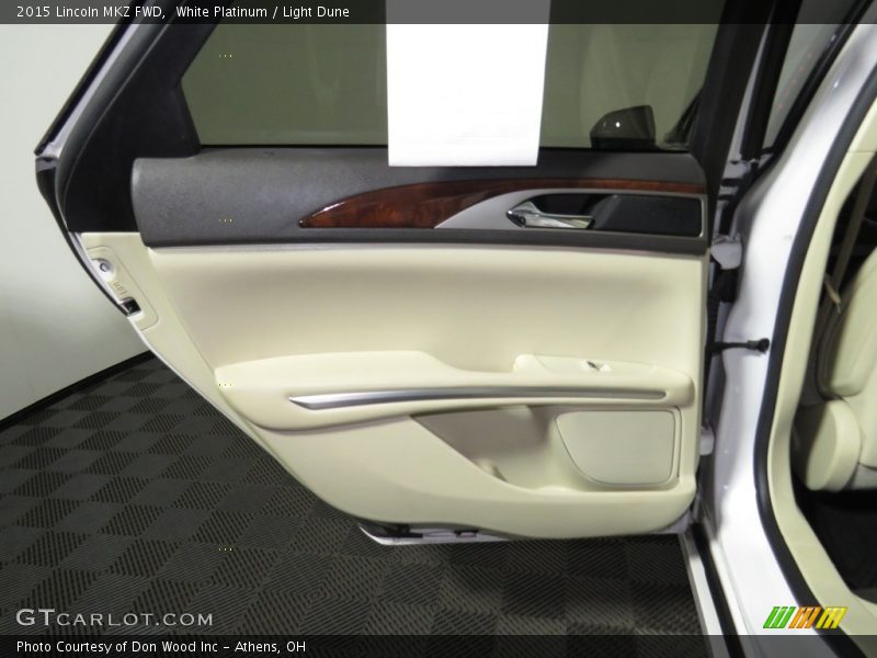 White Platinum / Light Dune 2015 Lincoln MKZ FWD