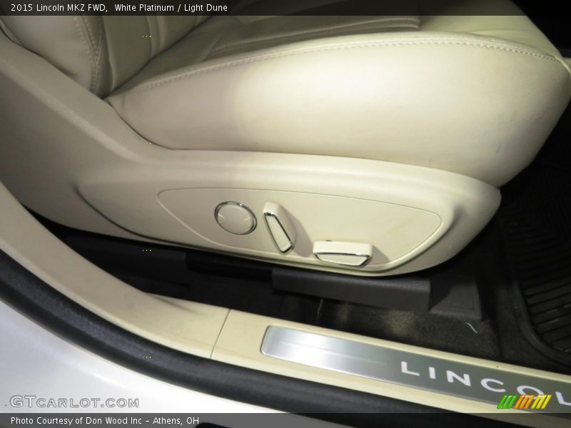 White Platinum / Light Dune 2015 Lincoln MKZ FWD