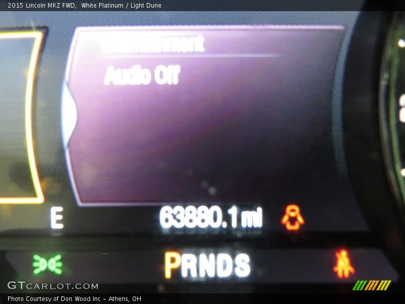 White Platinum / Light Dune 2015 Lincoln MKZ FWD