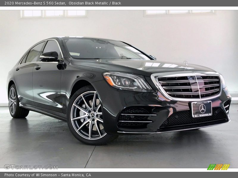 Obsidian Black Metallic / Black 2020 Mercedes-Benz S 560 Sedan