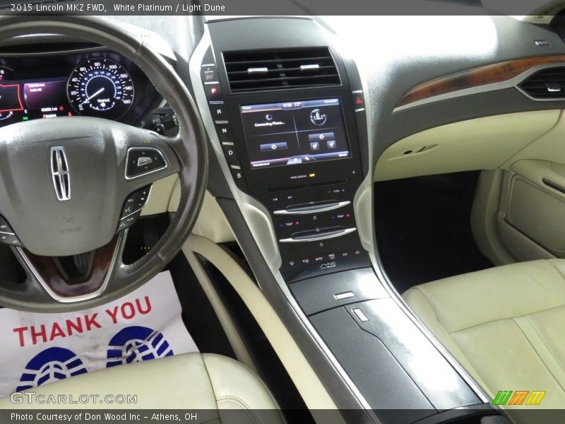White Platinum / Light Dune 2015 Lincoln MKZ FWD
