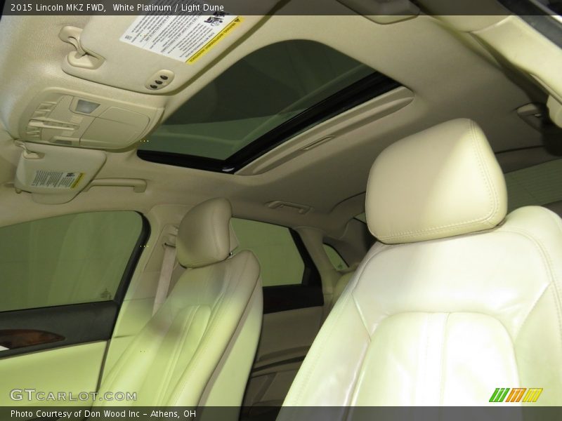 White Platinum / Light Dune 2015 Lincoln MKZ FWD