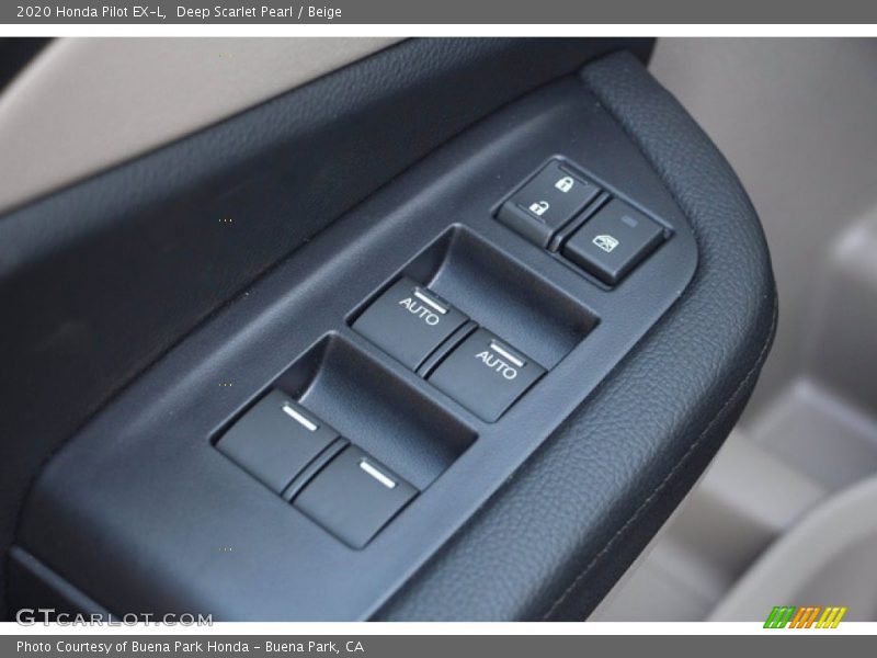 Deep Scarlet Pearl / Beige 2020 Honda Pilot EX-L