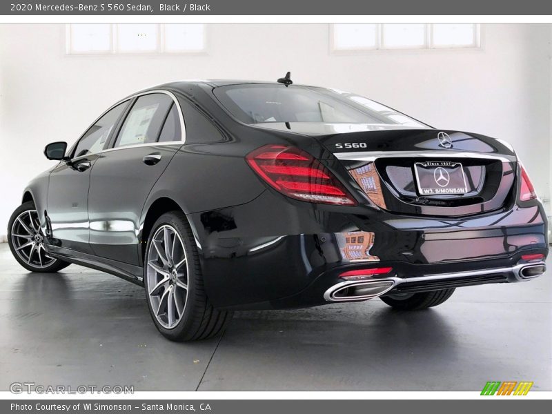 Black / Black 2020 Mercedes-Benz S 560 Sedan