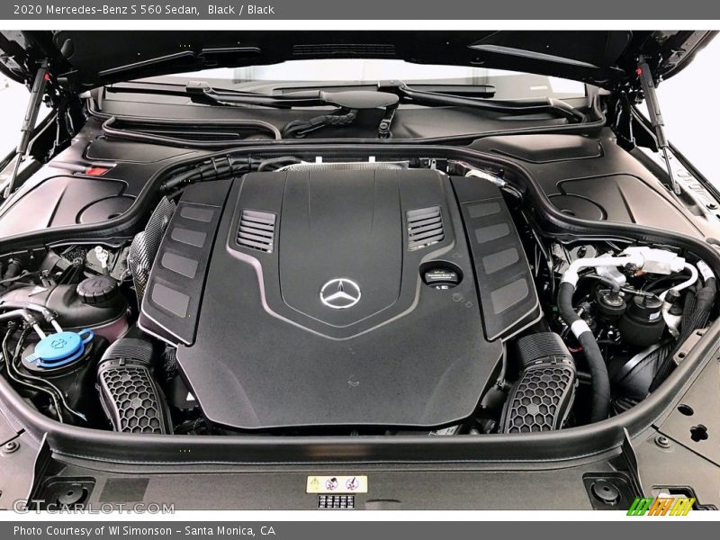 Black / Black 2020 Mercedes-Benz S 560 Sedan
