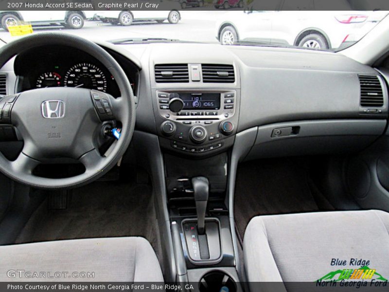 Graphite Pearl / Gray 2007 Honda Accord SE Sedan