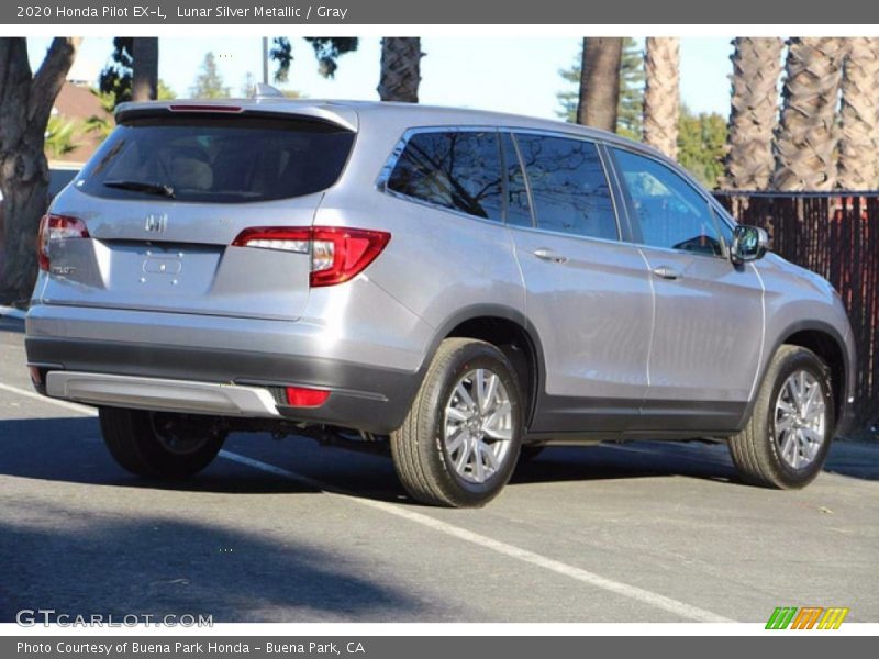 Lunar Silver Metallic / Gray 2020 Honda Pilot EX-L