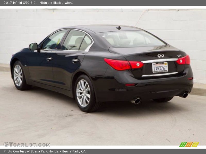 Midnight Black / Wheat 2017 Infiniti Q50 3.0t
