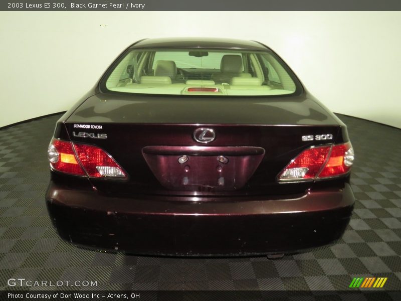 Black Garnet Pearl / Ivory 2003 Lexus ES 300