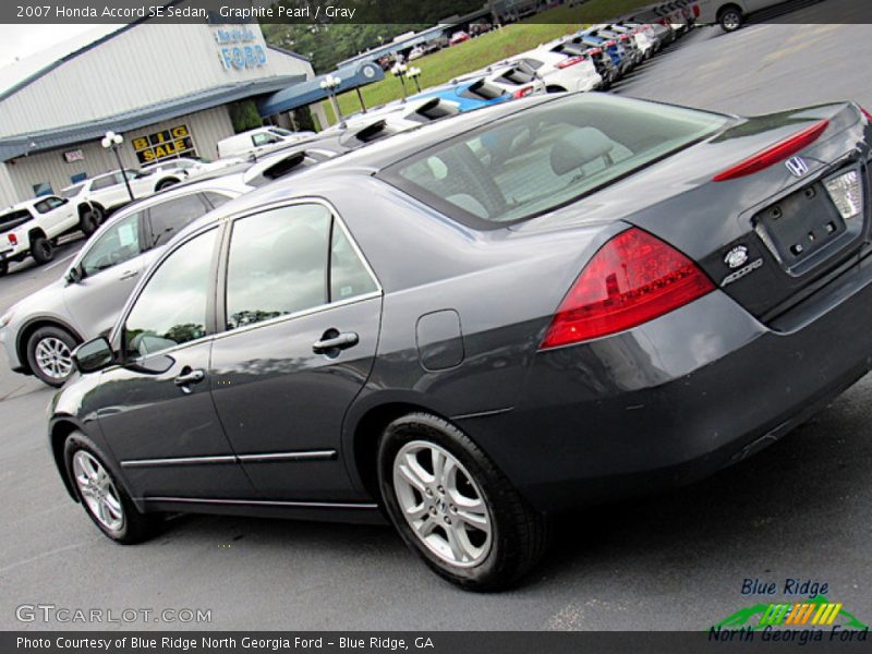 Graphite Pearl / Gray 2007 Honda Accord SE Sedan