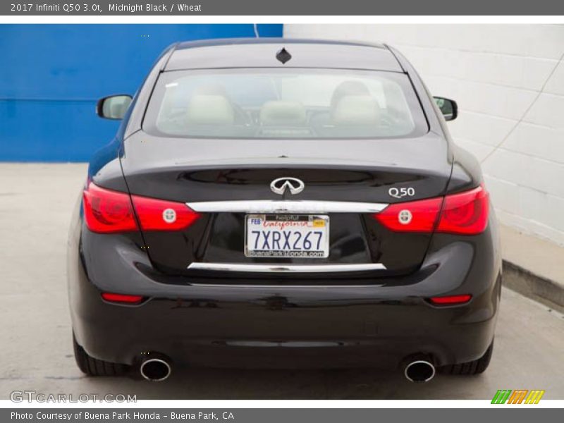 Midnight Black / Wheat 2017 Infiniti Q50 3.0t