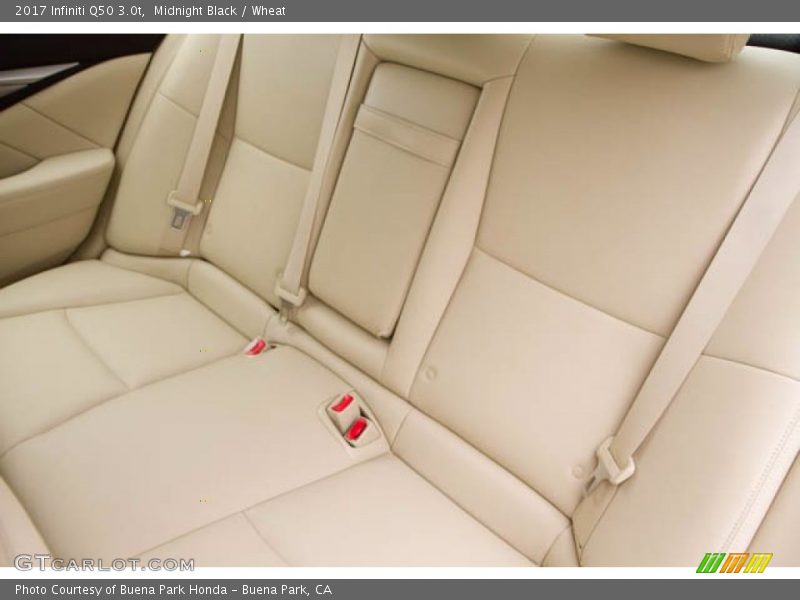 Rear Seat of 2017 Q50 3.0t
