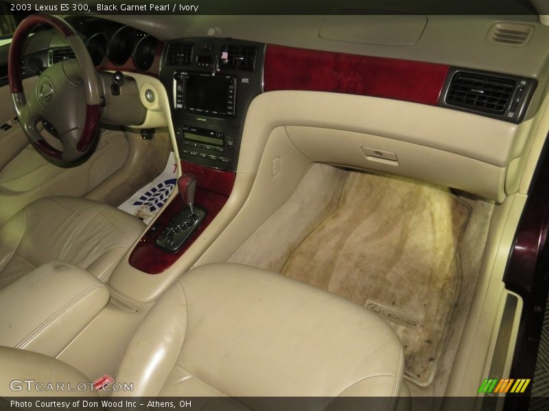 Black Garnet Pearl / Ivory 2003 Lexus ES 300