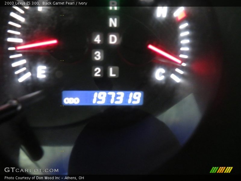 Black Garnet Pearl / Ivory 2003 Lexus ES 300