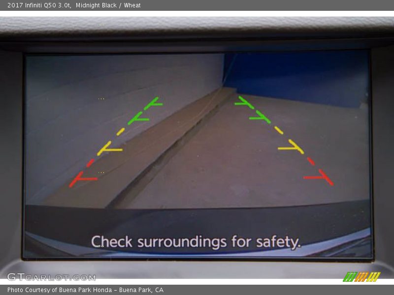 Midnight Black / Wheat 2017 Infiniti Q50 3.0t