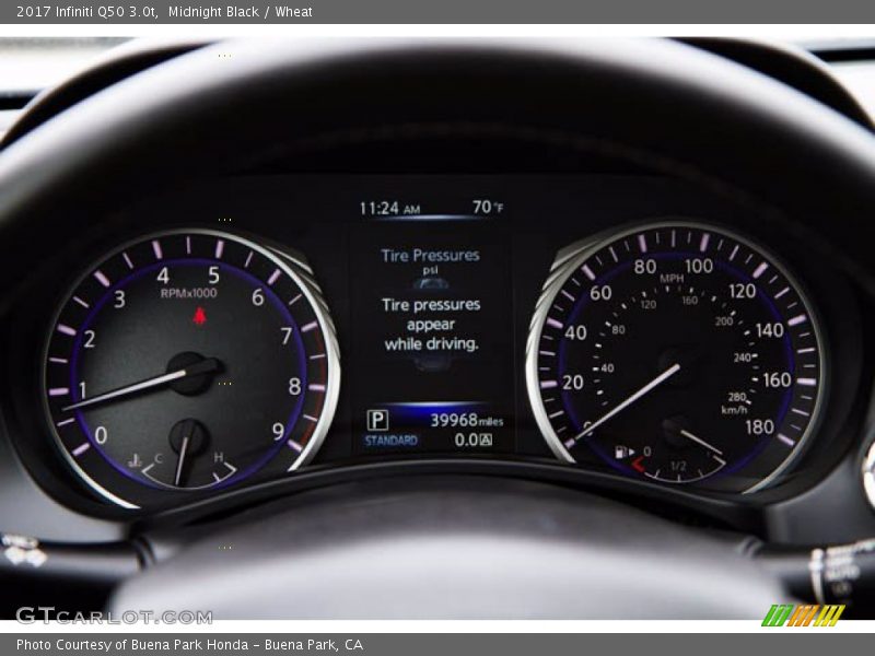  2017 Q50 3.0t 3.0t Gauges