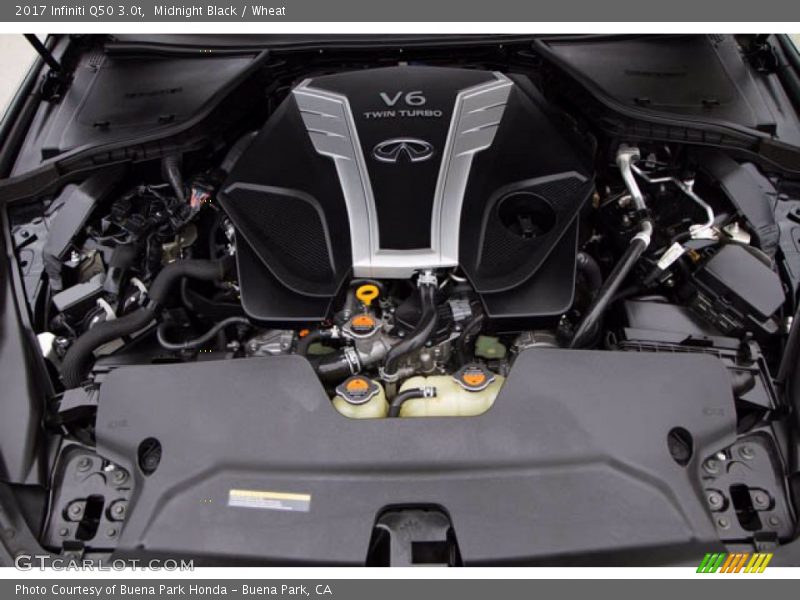  2017 Q50 3.0t Engine - 3.0 Liter Twin-Turbocharged DOHC 24-Valve CVTCS V6