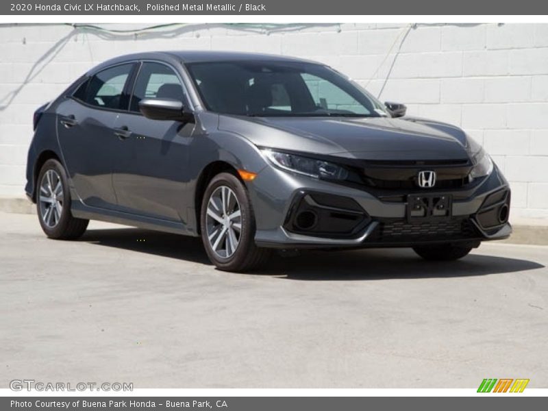 Front 3/4 View of 2020 Civic LX Hatchback