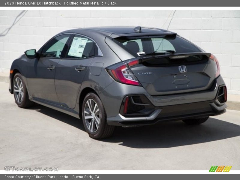 Polished Metal Metallic / Black 2020 Honda Civic LX Hatchback