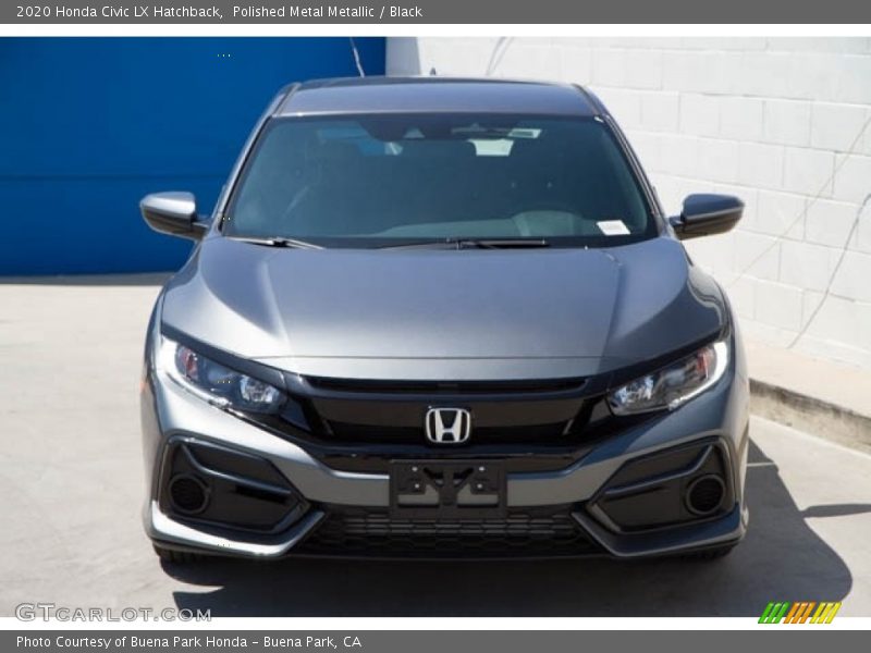 Polished Metal Metallic / Black 2020 Honda Civic LX Hatchback
