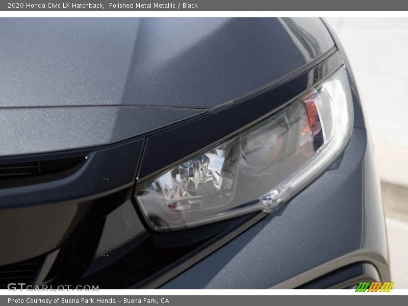 Polished Metal Metallic / Black 2020 Honda Civic LX Hatchback