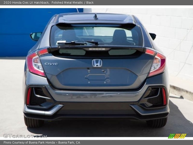 Polished Metal Metallic / Black 2020 Honda Civic LX Hatchback
