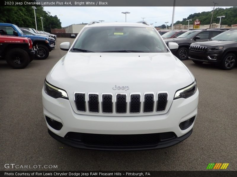 Bright White / Black 2020 Jeep Cherokee Latitude Plus 4x4