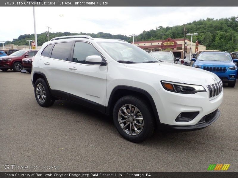Bright White / Black 2020 Jeep Cherokee Latitude Plus 4x4