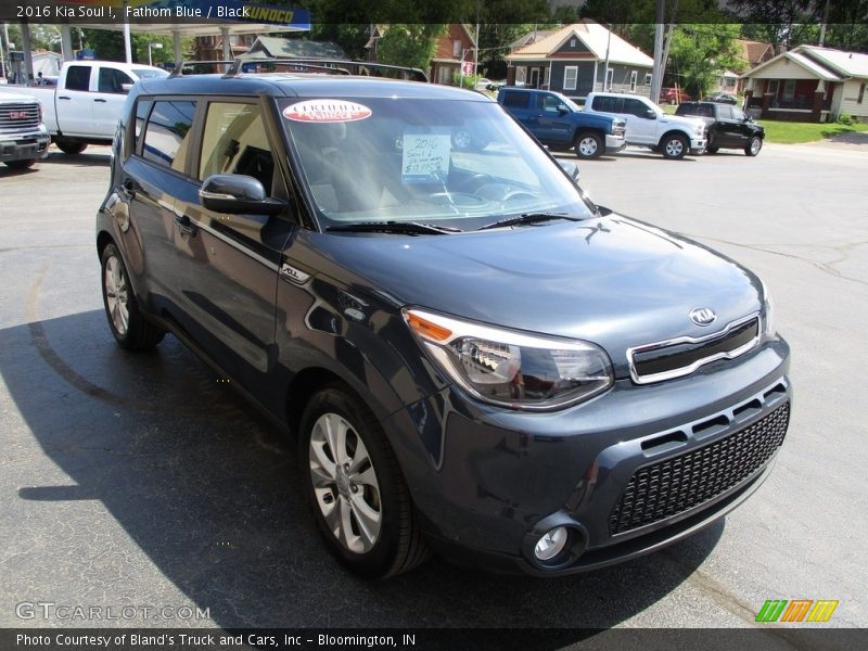 Fathom Blue / Black 2016 Kia Soul !