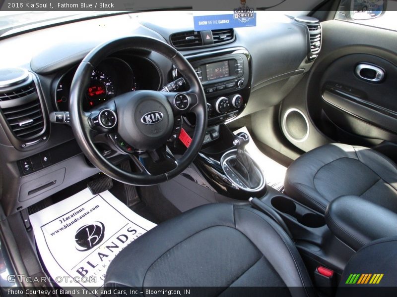 Fathom Blue / Black 2016 Kia Soul !