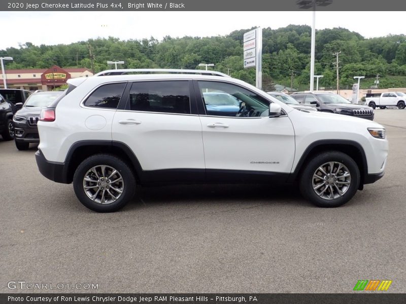 Bright White / Black 2020 Jeep Cherokee Latitude Plus 4x4